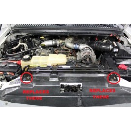 BackWoods Diesel 1999-2003 Ford 7.3L Powerstroke Stainless Steel Engine Radiator Support Bolt Kit