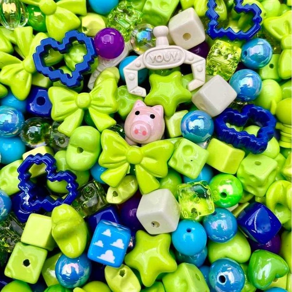 Acrylic Beads Mix(16mm)-Beading making-Bead Assortmens-DIY:_Alien_300ml(Best Deal)