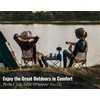 TREKOLOGY TALU Portable Folding Beach Table - Lightweight Travel Camp