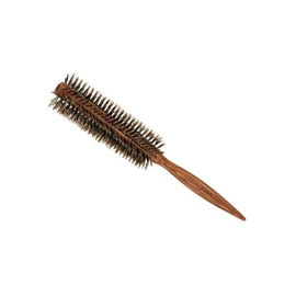 NBAA NB-BSN35 Soft Roll Brush 35 Natural Wood Hair Brush 1 Piece