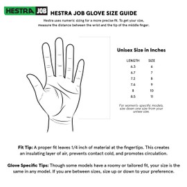 Hestra Job Garden Nitrile Dip Women’s Gardening Gloves for Potting, Planting and Everyday - Fuchsia - 8