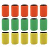15Pcs Insulated Beer Can Sleeve Cooler Neoprene Covers for Outdoor