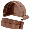 Gutter End Piece Plug Left Gutter End Piece Semicircular Plastic