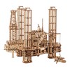 Wood Trick Offshore Rig Platform Wooden 3d Mechanical Model Kit