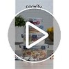 Set de Recipientes Apilables de Plástico para Alimentos con Tapas
