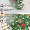 ANRO Oilcloth Tablecloth Christmas Tablecloth Washable Oilcloth Christmas Wax Tablecloth