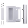 White Screen Hardware Kit for Andersen Doors, Fits Andersen A-Series