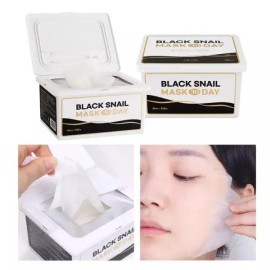Riruhwajangpum [리르화장품]블랙스네일 마스크팩 30매 [Leer Cosmetics] Black Snail Mask Pack 30 Sheets