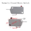 YOLISTIC (Pack of 4) Microwave Oven Door Switch & 20