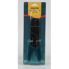 Sanfor 13050 Pack of 5 Plastic Blister Pliers for Telephone Cable, Crimper,