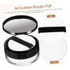 WOONEKY Powder Puff Boxes 2pcs Washable and Reusable Containers for