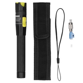 50km Fiber Optic Cable Red Light Pen Tester with FC LC Adapter Optical VFL Pen Type Visual Fault Locator