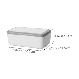 Mobestech Large Capacity Wet Tissue Dispenser Box with Lid Multifunctional Plastic Wipes Container for Bathroom and Desktop Use Easy Pullout Tissue Organizer for Living Room Bedroom Office