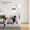 SUNMORY Shelf Floor Lamp with 3-Way Dimmable LED Bulb, Modern