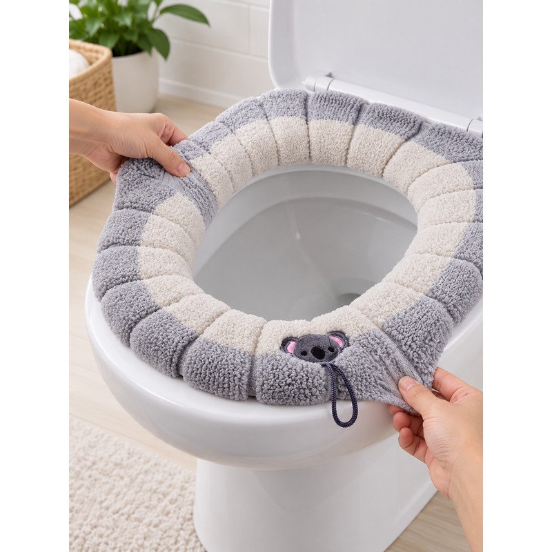 1pcs Thicker Bathroom Toilet Seat Cover Pads Soft Comfortable Toilet