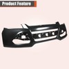 labwork Primed Plastic Front Bumper Cover without Parking Sensor Holes