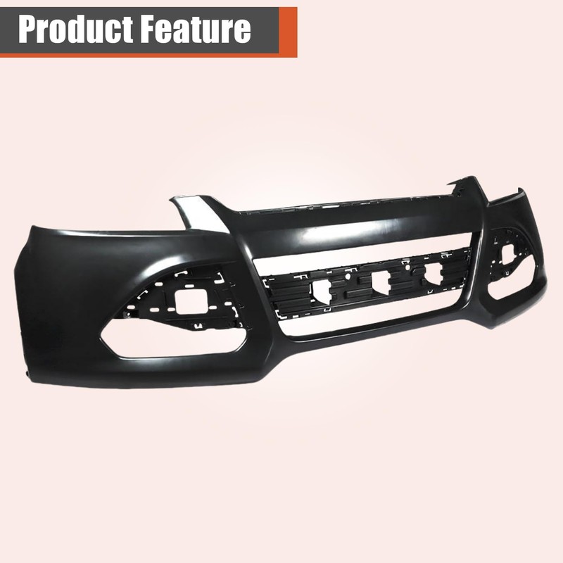 labwork Primed Plastic Front Bumper Cover without Parking Sensor Holes
