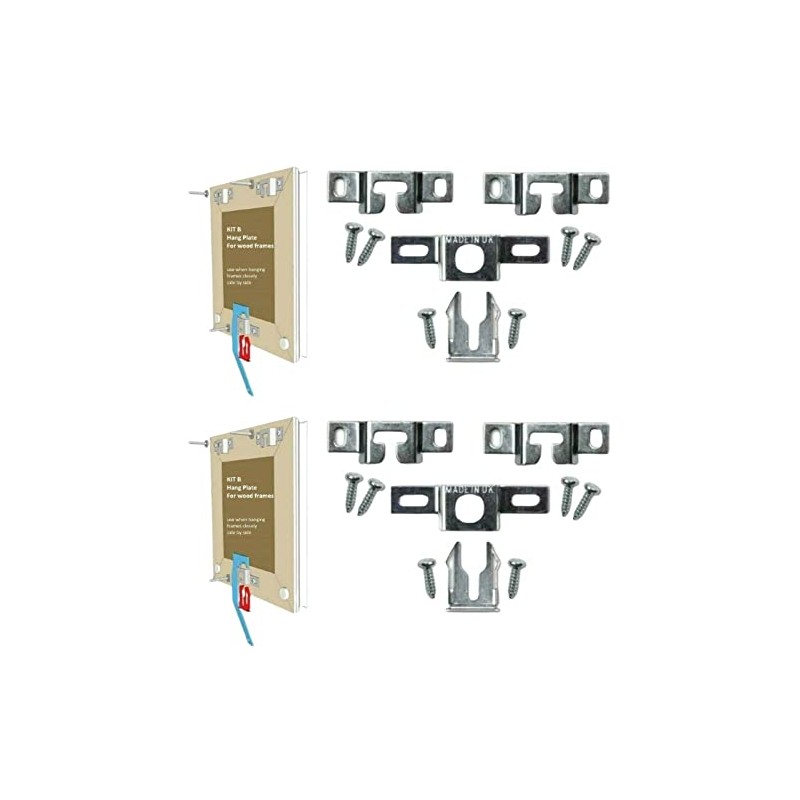 Anti Theft Security Picture Hangers Kit Spring Lock Quick Release
