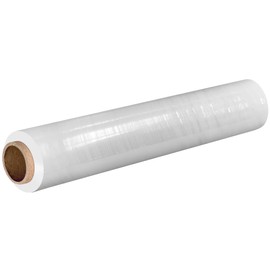 iSOUL Clear Shrink Wrap, Cling Film Roll 500mm x 200m Strong Heavy Duty Pallet Stretch Plastic Roll for Moving House, furniture wrap, Parcel Packaging