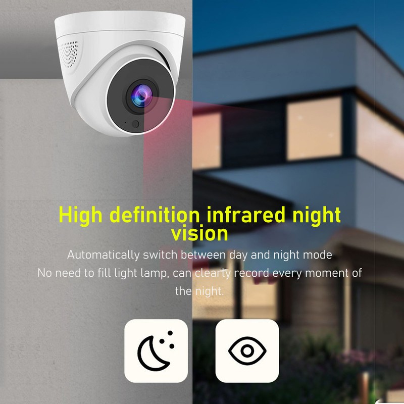 Security Camera Wifi 1080P APP Connection HD Night Vision Indoor