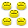 Cympad Chromatics cymbal felt set, 40 mm, 5 pieces, yellow