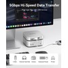 ORICO MiniLink Mac mini M4 Hub with SATA SSD Enclosure,