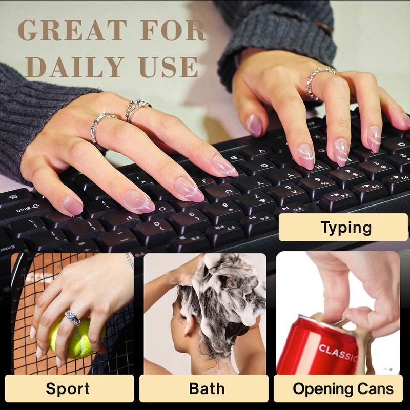 20 Sheets 600PCS Nail Sticky Tabs, Zero Damage Nail Glue