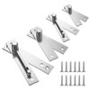 （I Shape 2PCS） Heavy Duty Pivot Hinge for Wood Door,with