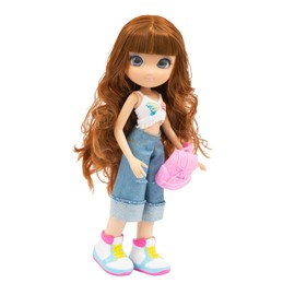 Giochi Preziosi Unique Eyes Doll 25 cm - Butterfly Collection - Sophia, with a view of you follows the eyes, with clothes, spring, summer, toy for children from 3 years, MYM444