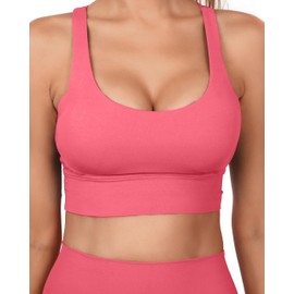 Grace Form Sports Bra for Women, Strappy Padded Medium Support Yoga Bra Workout Bra for Women