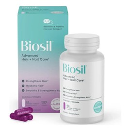 Biosil Cabello Y Uñas Fortalece Biotina 60 Cápsulas