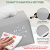 Tissue Box Cover Holder Compatible with Kleenex Disposable Paper Hand