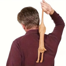 unbrand Wooden Cat Shaped Back Scraper, Manual Massage Tool, Manual Back Scratcher