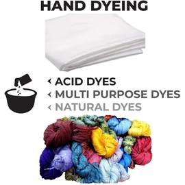 90cm Natural Silk Pongee - Silk Fabric For Nuno Felting - Eco-Print - Shibori - Dyeing - Painting - Felting Supplies Store (10 meters)