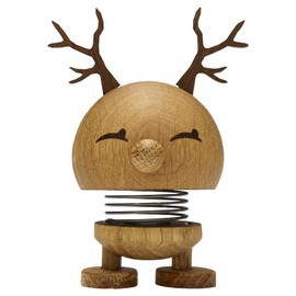 Hoptimist - Reindeer, Rentier - Small Bimble - Oak - Handmade - Höhe 9,5 cm, Durchm. 5 cm
