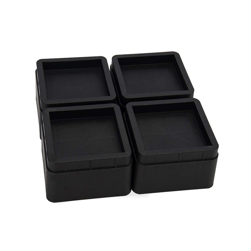 BTSD-home Bed Risers 2 or 4 Inch Heavy Duty Stackable