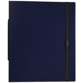 リヒトラブ リングファイル A4 2穴 ネイビー F7540-11