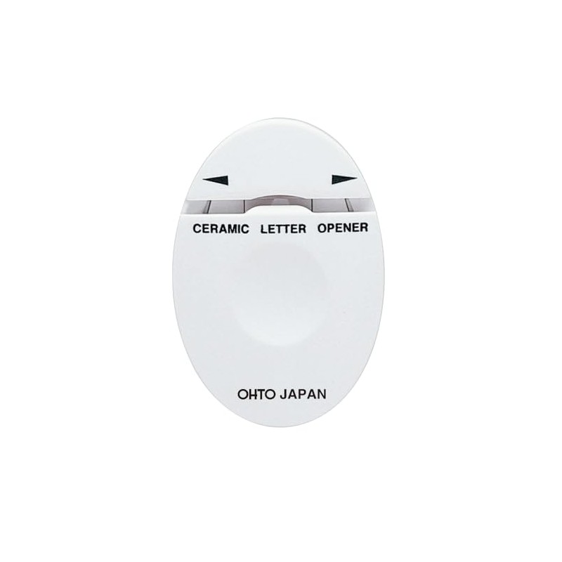 Auto Letter Opener Ceramic Letter Opener White CLO-A-WT