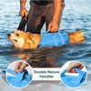 Kuoser Dog Life Jacket for Small, Medium, Large Dogs, Adjustable