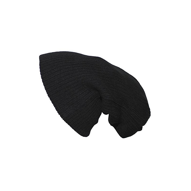 Pro Company Extra Long Knitted Beanie Hat Black