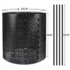 YUEWO 220 Gallon Compost Bin Outdoor Expandable Outdoor Composter for