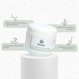 Generica | Mascarilla Reparadora 120ml | Hidratación Profunda, Brillo Natural, Volumen y Fortalecimiento para Cabello Fuerte y Suave | Cuidado Capilar