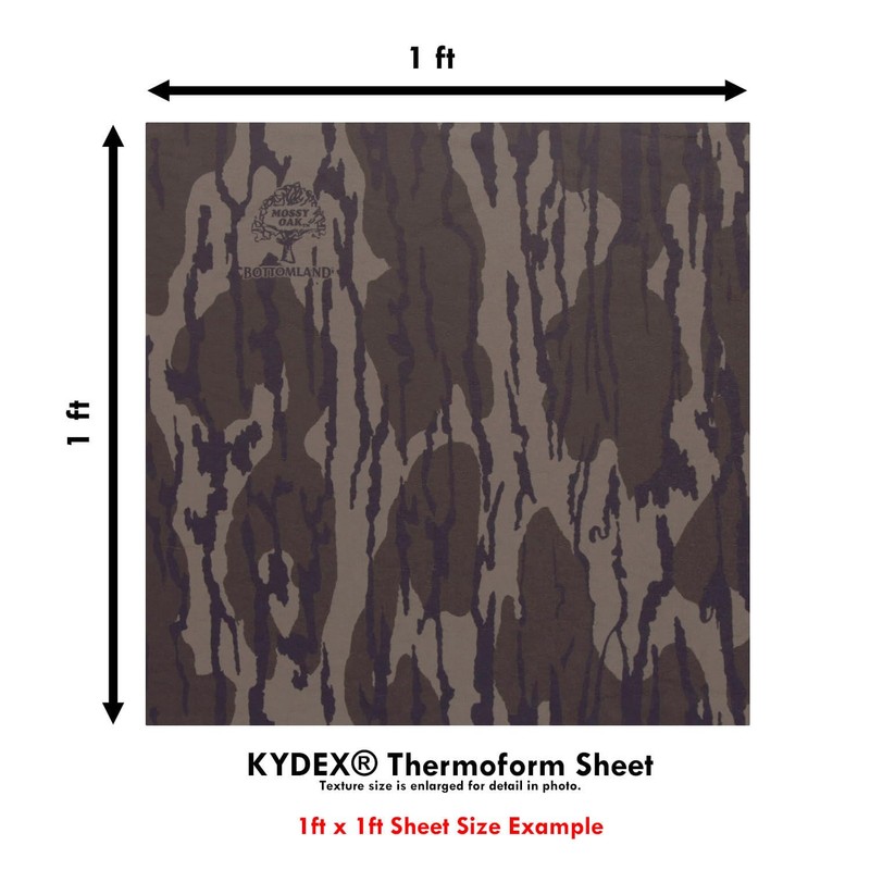 KYDEX Thermoform Sheet - (P1 Texture) - (Infused Print) -