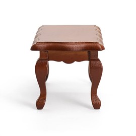 Odoria 1/12 Scale Miniature Coffee Table Dollhouse Furniture Accessories, Brown
