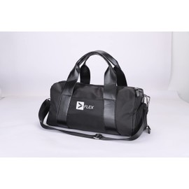 Ladies Sports Gym/Travel Duffel Bag with Separate Shoes Compartment and Wet Pocket, Waterproof Gym Bag for Women, Durable Travel Duffel Bag with Shoulder Strap (Grey Pink)