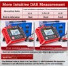 Generic MH13 1MΩ-200GΩ Megohmmeter, 250V-2500V Insulation Resistance Tester, 10V-600V AC/DC