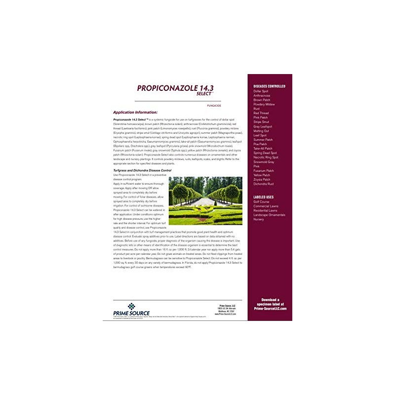 Select Source Propiconazole 14.3 Pint Select Fungicide