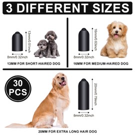 30pcs Dog Shock Collar Rubber Tips, Rubber Tips Dog Shock Collar Replacement Training Collar Replacement Tips for Pet Dog Training Collars