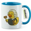 Huuraa Cup Legal Rubber Duck Gift Cup Blue 330ml Legal