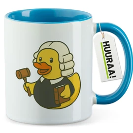 Huuraa Cup Legal Rubber Duck Gift Cup Blue 330ml Legal Rubber Duck Gift idea